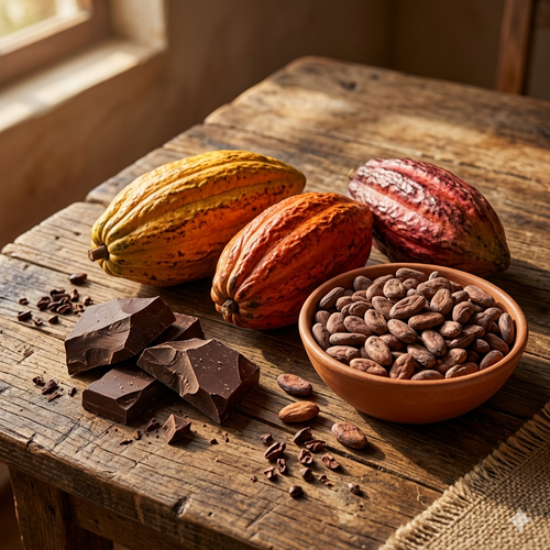 Barra de chocolate artesanal