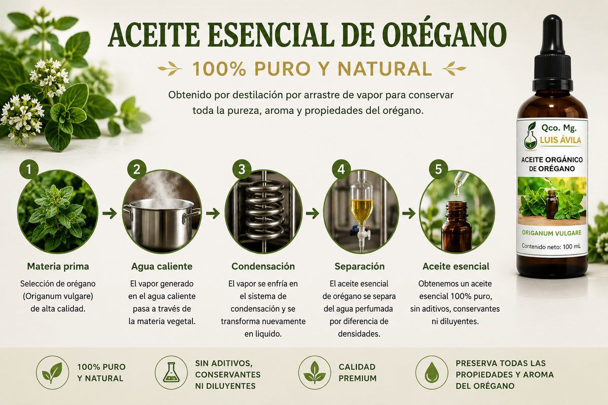 Aceite Botánico de Orégano Orgánico