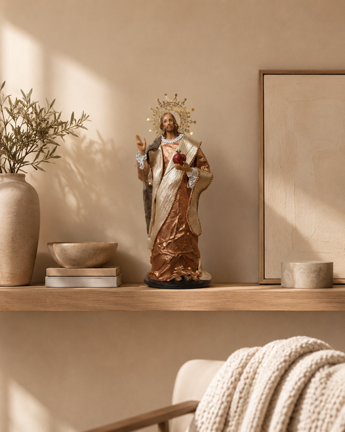Detalles del Cielo | Imágenes Artesanales de Cristo en Arte Quiteño